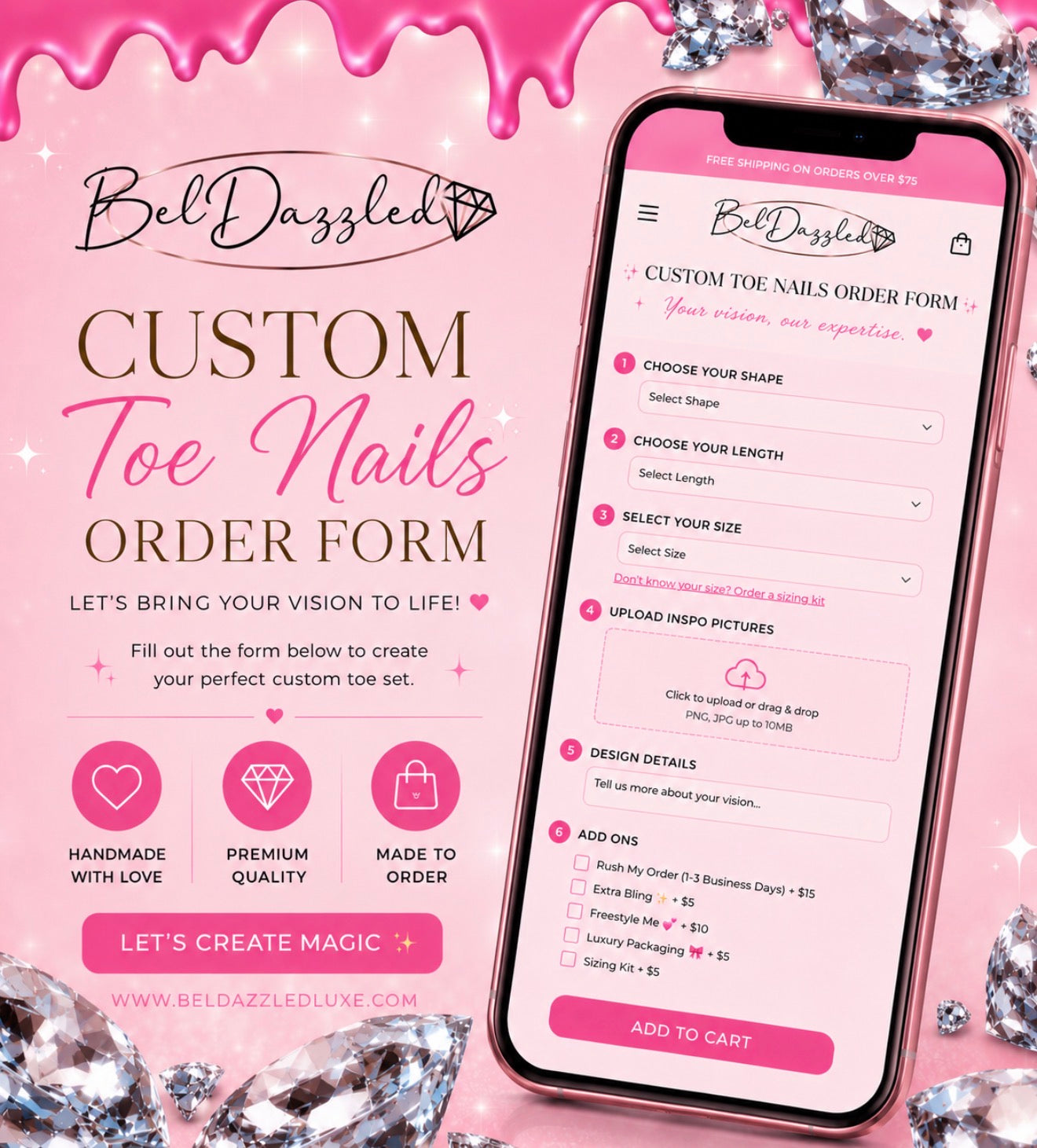 Design your toe set